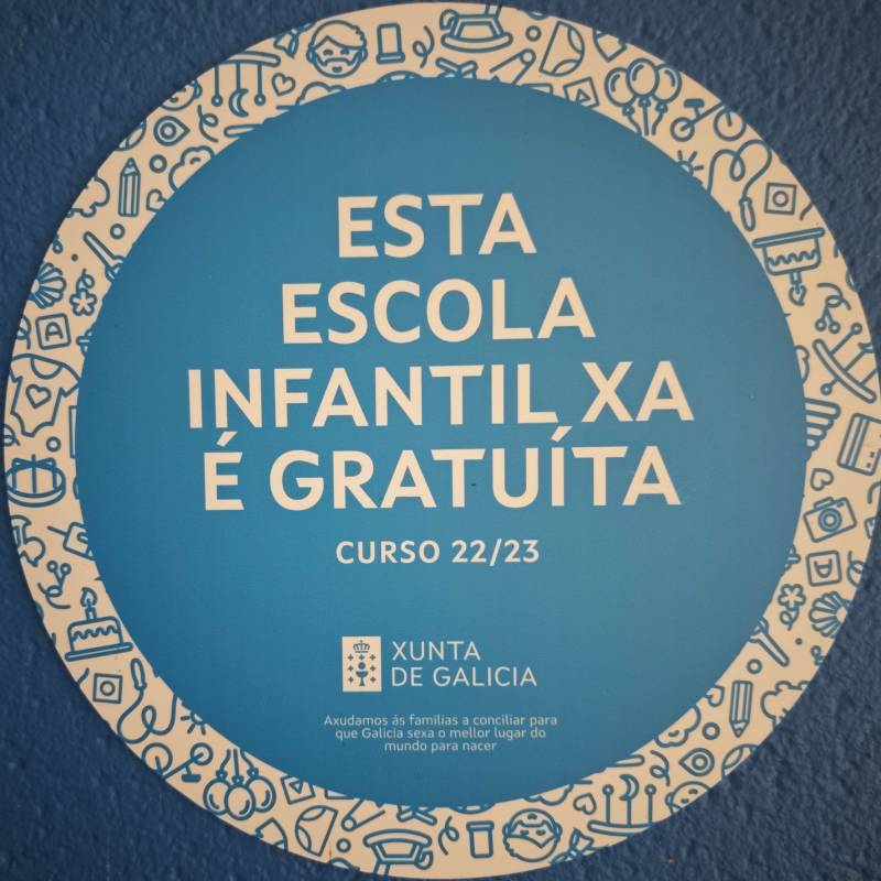 Esta Escola Infantil xa é Gratuíta